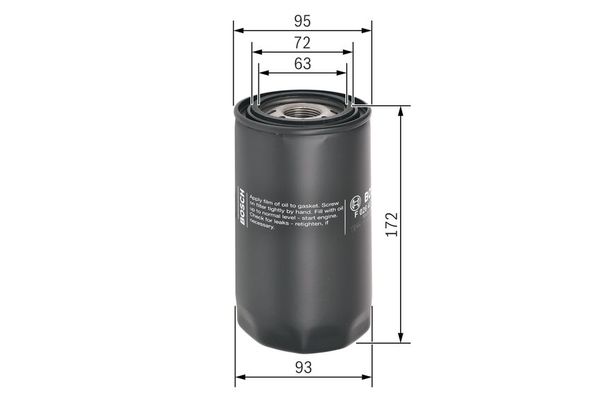 Yağ Filtresi  BOSCH F 026 407 101