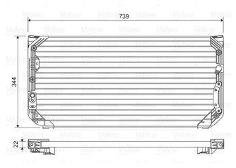 Klima Radyatörü  VALEO 814045  884601241 8846012410 88460-12410
