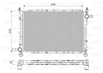 Su Radyatörü  VALEO 731559  60595583 0060595583 60620437