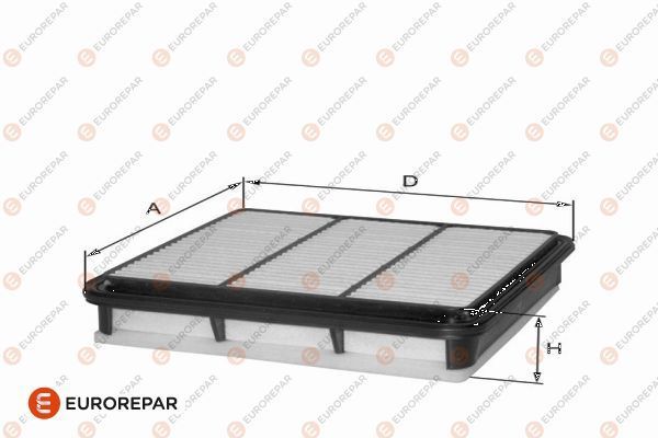 Hava Filtresi  Mitsubishi L200 (KA0/KB0)(2006->)  EUROREPAR 1682263180