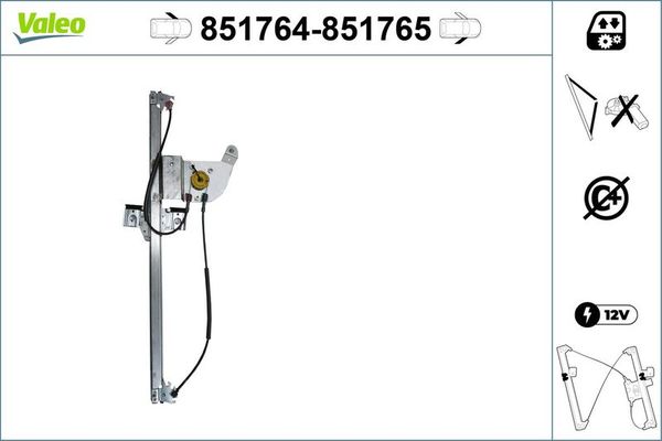 Cam Krikosu Ön Sol VALEO 851764