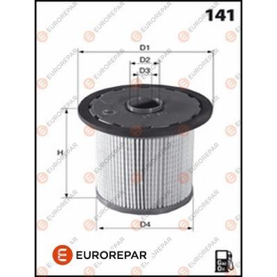 Yakıt Filtresi  Porsche Cayenne (Typ 92A)(02.2010->)  EUROREPAR 1643627080