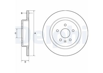 Fren Disk Ayna Arka Sağ ve Sol DELPHI BG4760C  13509120 13515914 95526572