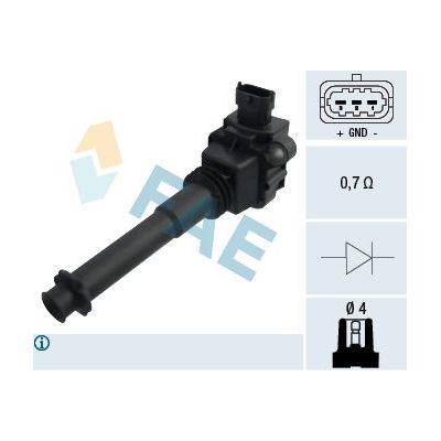 Ateşleme Bobini  Lancia Lybra 4 Kapı (1999->)  BSG 25-835-012