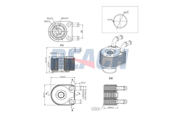 Motor Yağ Soğutucu  ZENON RN5561