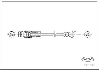 Fren Hortumu Arka Sağ veya Sol CAVO C901 129A  1207358 1213135 2N112282AC 2N112282AA 2N112282AB