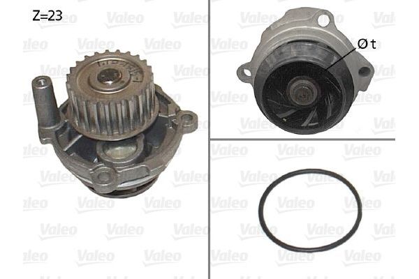 Devirdaim Su Pompası  Audi A3 Sportback (8PA)(09.2004->)  VALEO 506583