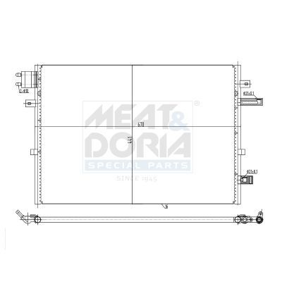 Klima Radyatörü  Ford Mondeo S.Wagon (GE)(2000->)  EUROCRAFT EU F24216-048