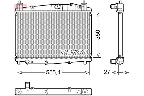 Su Radyatörü  DENSO DRM44046