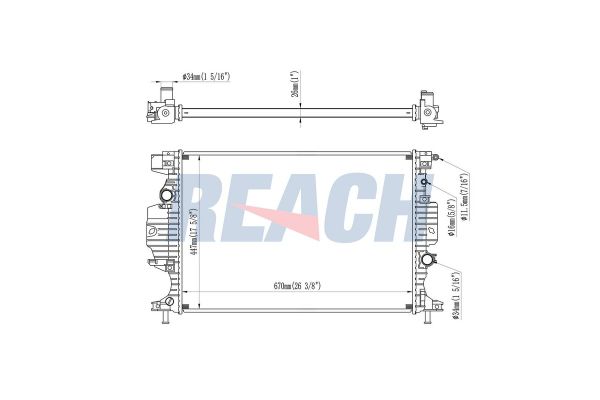 Su Radyatörü  Ford Mondeo 4/5 Kapı (CNG)(2014->)  FORD ORJINAL DG938005DD