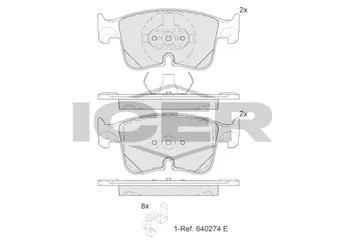 Fren Disk Balata Ön TRW GDB2649  5WA698151N 5WA698151AJ 5WA 698 151 AJ 5R3698151 5R3 698 151 L3WD698151