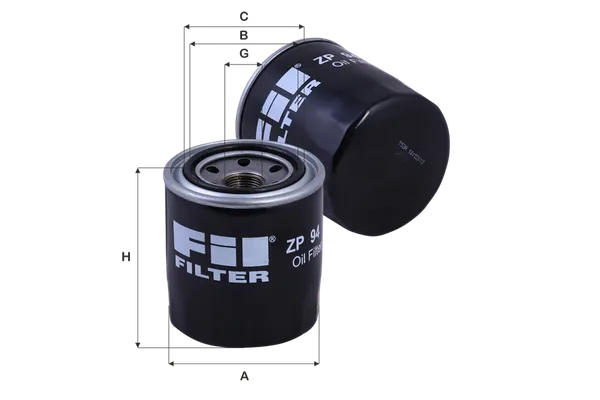 Yağ Filtresi  Honda Civic 3/4 Kapı (EJ/EK)(09.1995->)  FIL FILTRE ZP 94
