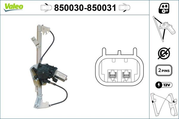 Cam Krikosu Ön Sol VALEO 850030