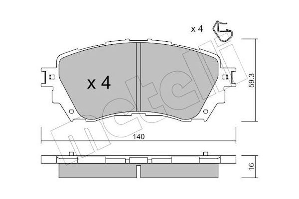 Fren Disk Balata Ön Mazda 6 Atenza 4 Kapı (GJ)(10.2012->)  ZEGEN ZEG1538-04