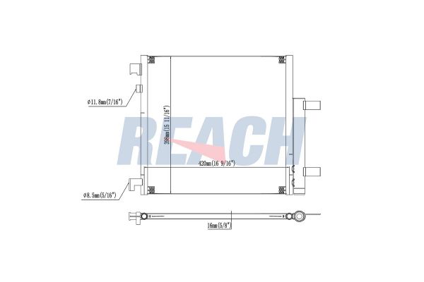 Klima Radyatörü  Chevrolet Spark (2009->)  DELPHI CF20220