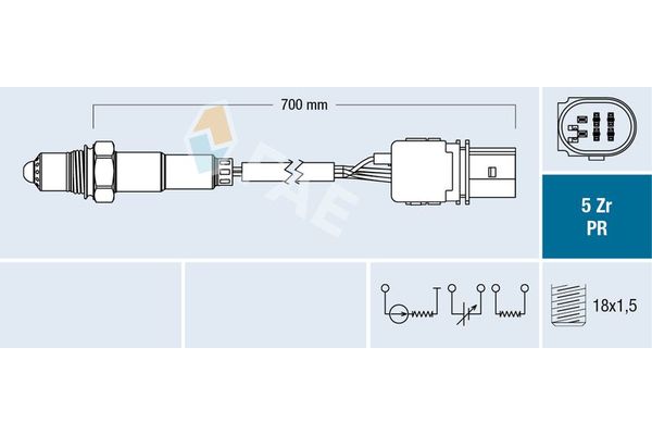 Oksijen (Lambda) Sensörü  Volkswagen Arteon Shooting Brake (3H9)(07.2020->)  NGK 0029