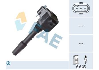 Ateşleme Bobini  HUCO 134090  12137619385 12 13 7 619 385 12138643360 12 13 8 643 360 12138647463 12 13 8 647 463 12138678438 12 13 8 678 438