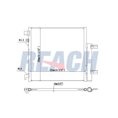 Klima Radyatörü  Chevrolet Spark (2009->)  OPEL ORJINAL 95395383