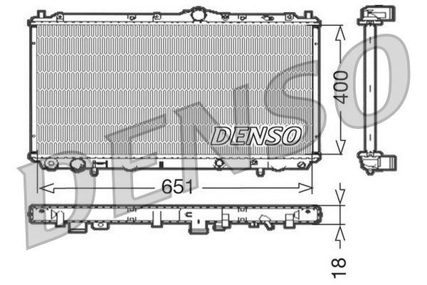 Su Radyatörü  DENSO DRM33061