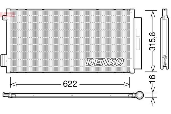 Klima Radyatörü  DENSO DCN09044