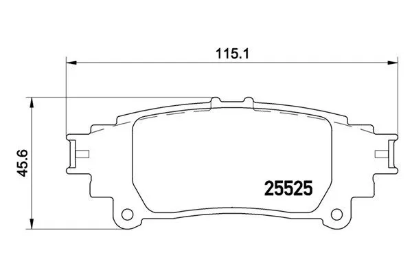 Fren Disk Balata Arka Lexus RC (2014->)  MAGNETI MARELLI 363700483132