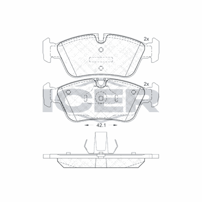 Fren Disk Balata Ön KALE BALATA 23287 178 05 MSH