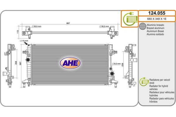 Su Radyatörü  VEKA 16-3604B