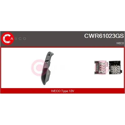 Cam Açma Düğmesi Ön Sol IVECO ORJINAL 5802804532