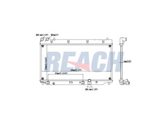 Su Radyatörü  MGA 80868  19010PWAJ51 19010PWAE01 19010PWJZ01 19010PWJZ51 19010RWAJ51