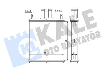 Kalorifer Radyatörü  KALE 360945  21708101060 21700810106000 21700810106010