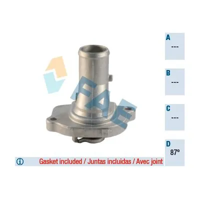 Termostat 87 °C  Fiat Palio (178) Weekend (1997->)  ZEGEN ZTH1042