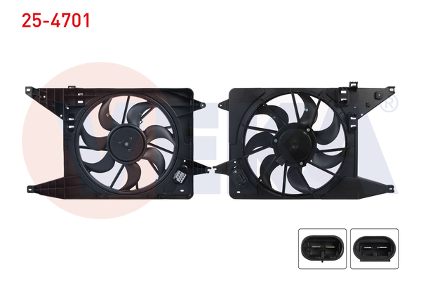 Radyatör Fan ve Motoru  VEKA 25-4701