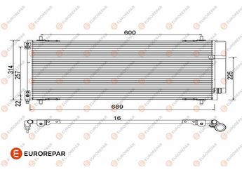 Klima Radyatörü  EUROREPAR 1610161580  1610161580 6455EY 6455GZ E163393
