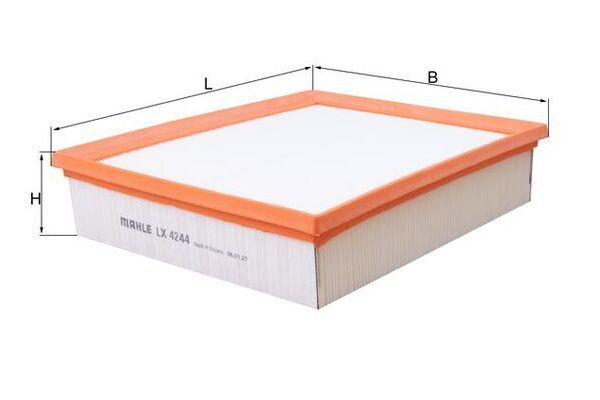 Hava Filtresi  Audi A1 (8XK)(11.2014->)  MAHLE LX 4244