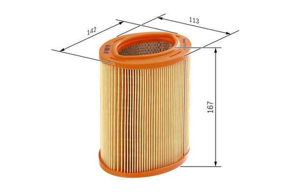 Hava Filtresi  Peugeot 106 (S2)(04.1996->)  BOSCH 1 457 433 769