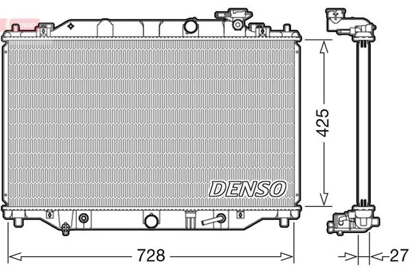Su Radyatörü  DENSO DRM44041