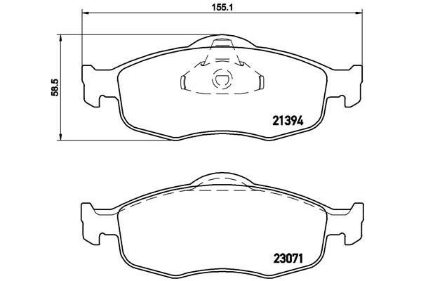 Fren Disk Balata Ön BREMBO P 24 037