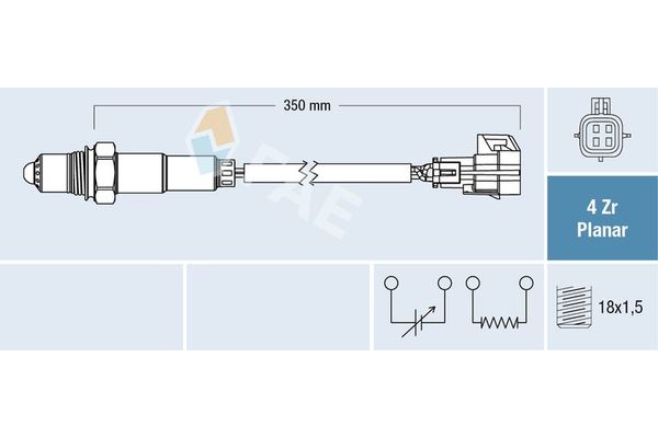Oksijen (Lambda) Sensörü  FAE 77462