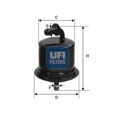Yakıt Filtresi  UFI 31.724.00