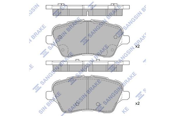 Fren Disk Balata Ön SANGSIN SP1811