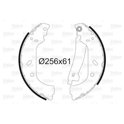 Fren Pabuçlu Balata Arka Citroen Jumpy (11.2003->)  VALEO 562552