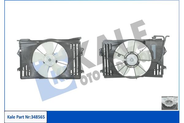 Radyatör Fan ve Motoru  Toyota Corolla Verso (E12)(2002->)  KALE 348565