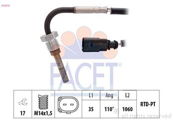 Egzoz Sıcaklık Sensörü  NGK 95421  3L906088L 137063 2507063 03L 906 088 L