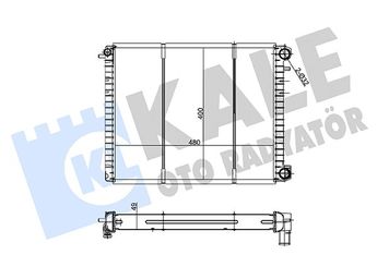 Su Radyatörü  KALE 109000  7701352365 7702253649