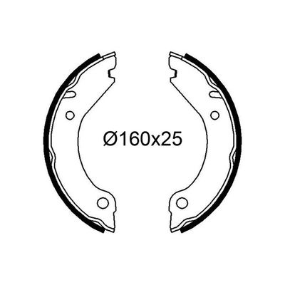 Fren Pabuçlu Balata Arka VALEO 564263