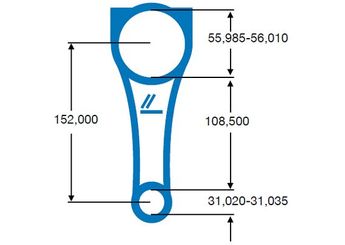 Piston Kolu  BMY 0406  894333119