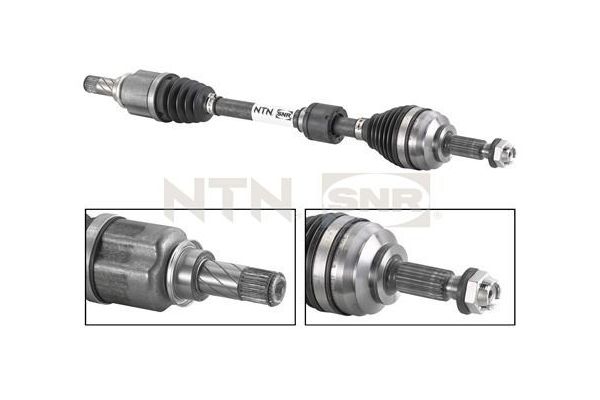 Aks Komple Ön Sol Renault Clio IV (2012->)  SNR DK55.003