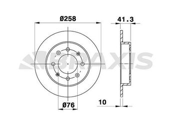 Fren Disk Ayna Arka Sağ ve Sol BRAXIS AE0585  584112F100