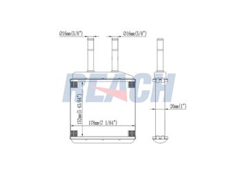 Kalorifer Radyatörü  MAHLE AH 373 000S  96314858 96591590 P96314858