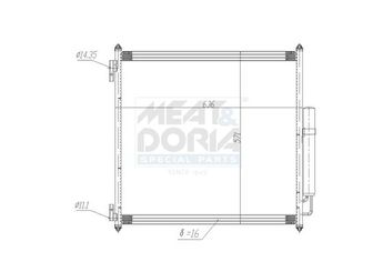 Klima Radyatörü  FIAT ORJINAL 350203102500  350203102500 CPLA19C600AD LR034503 LR035791 LR110621 LR133116 LR137975 LR181385